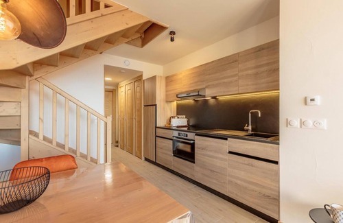 Arc-1600 Apartment | 50m from ski slopes, 1st floor, view panoramic, fitness, swimming pool, sauna, hammam, terrace