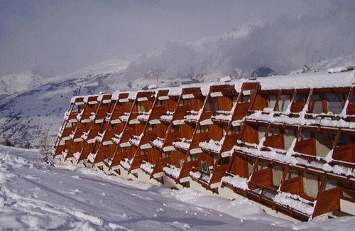 Arc-1600 Apartment | 50m from ski slopes, 3rd floor, view ski slopes, balcony, tv, ski locker, 65m², Les Arcs