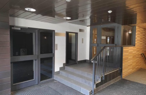 Plagne Centre Apartment | 50m from ski slopes, 2nd floor, view ski slopes, balcony, tv, 50m², La Plagne