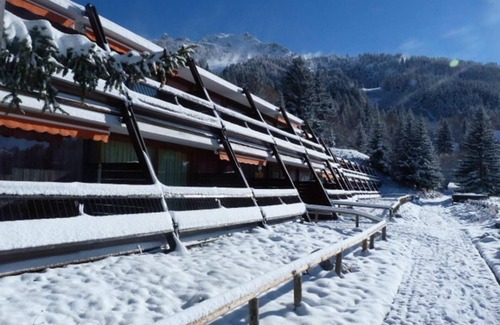 Arc-1600 Apartment | 50m from ski slopes, 3rd floor, view valley, balcony, parking, tv, ski locker, 35m², Les Arcs