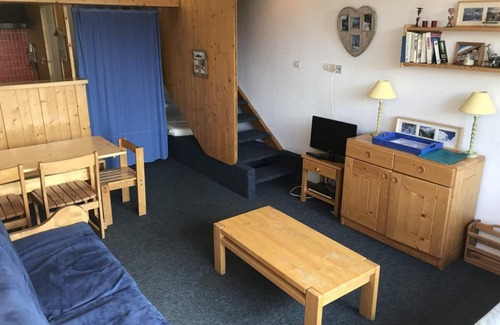 Arc-1600 Apartment | 50m from ski slopes, Ground floor, balcony, tv, ski locker, 56m², Les Arcs