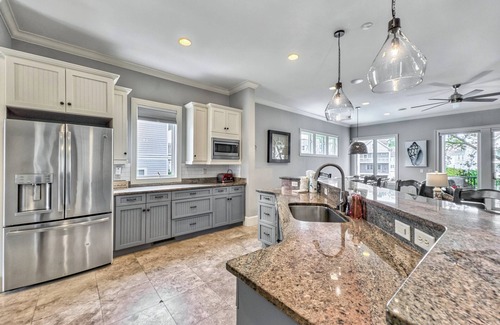 Folly Field House | 54 Sandcastle - Custom Luxury Home, Free Heated Pool, Elevator, Walk to Beach