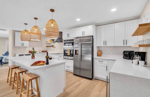 Palma Sola House | 5BR Home w/Heated Pool, Fire Pit & Games