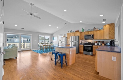 Village of Stump Sound House | 5BR Ocean View House on North Topsail Beach - Pool