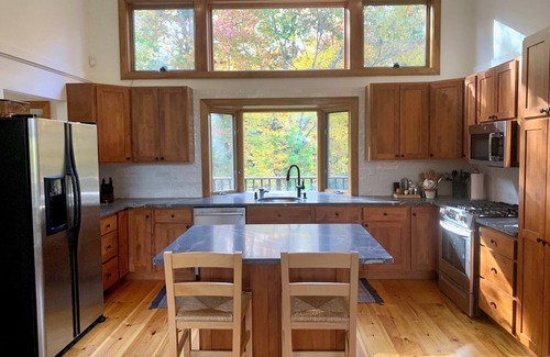 Stowe Area House | 6 Bedroom Stowe Chalet with Hot Tub, Game Room & Sauna! Picture perfect setting!