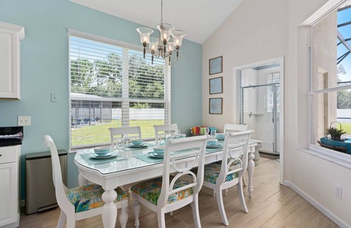 Windsor Palms House | 6 BR, 5 BA, Close to Disney, Salt Water Pool, Games Room, POOL HEAT INCLUDED !