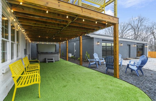 Greenville - Spartanburg House | 6 BR✅ Hot Tub✅ Game Room✅ 10 mins to DT Greenville!✅