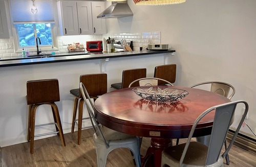 Stratton Mountain Condo | 6 Guest 3BR, 2 BA Stratton Condo with Fireplace and forest views.