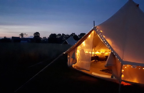 Saltburn-by-the-Sea Cabin | 6 Guests - Bell Tent - Wood Stove - Views