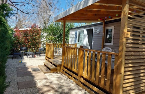 La Roque-d'Antheron House | 6-person air-conditioned mobile home, at the foot of the Lubéron, 4* domaine des Iscles campsite