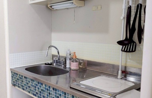 Kanazawa Apartment | 602Twin room with shower room 2 semidouble beds Near Kanazawa Castle Park/Kanazawa Ishikawa