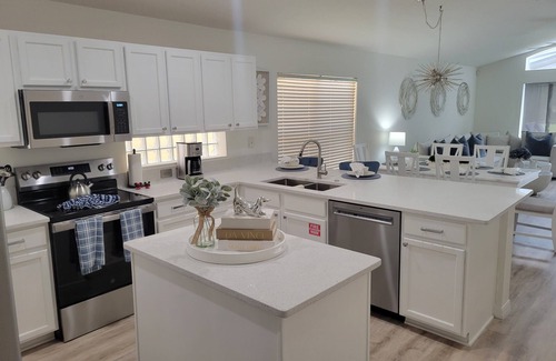 Watersong Villa | 654 -Newly Renovated 4-Brm Pool Home in Watersong:Game Room,Theater Room & More!