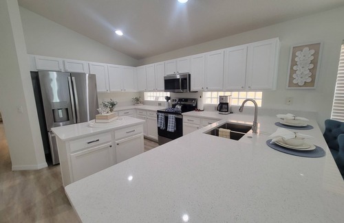Watersong Villa | 654 -Newly Renovated 4-Brm Pool Home in Watersong:Game Room,Theater Room & More!
