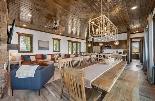 Sevierville Cabin | 6BR Lakeview Cabin/Indoor Pool/Tube Slide