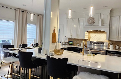 Wake Forest House | 7-Acre Luxury Farmhouse w/Pavilion, Firepits + Near Shopping & Falls Lake