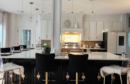Wake Forest House | 7-Acre Luxury Farmhouse w/Pavilion, Firepits + Near Shopping & Falls Lake