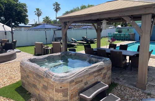 Port Canaveral House | 7 bd 7 bth Slps 30! 3 kitchens! Pool, Sauna, Beach, Hot tubs, Game Rm, Golf Cart