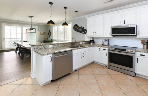 Surfside Beach House | 7 BR 2nd Row Beach House with a Heated Pool! Ocean Club