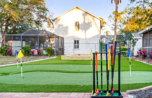 Port Tampa City Apartment | 7 BR Heated Pool Game Room Theater Sleeps 25