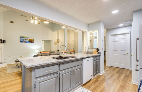 Covington House | 7 Mi to Dtwn Covington: Bright Home w/Deck & Yard