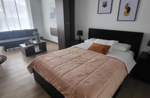 Barrios Unidos Apartment | 72Hub moderno apto vistas ciudad, piscina gimnasio