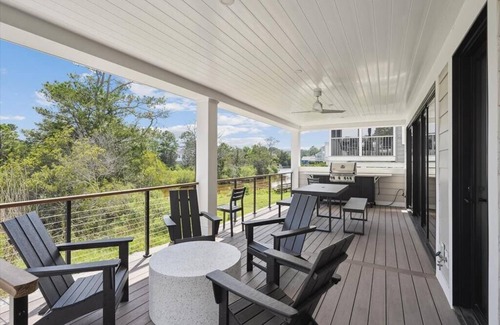 Bethany Beach House | 7BR Beach House w/Elevator & Wolf Kitchen