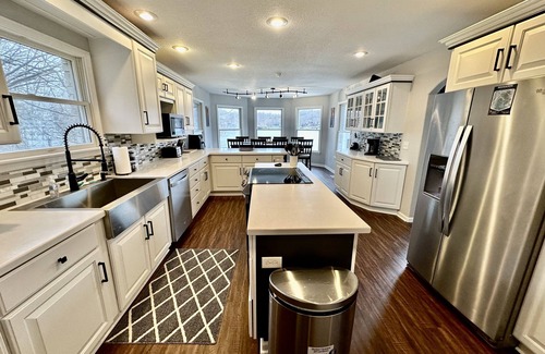 Lake Ozark House | 7BR Lakefront Home with Private Heated Saltwater Pool and 2 Dock Slips