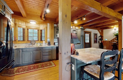 Sapphire House | 8-acre retreat near Sapphire Ski Valley with pool access, fireplace, & deck