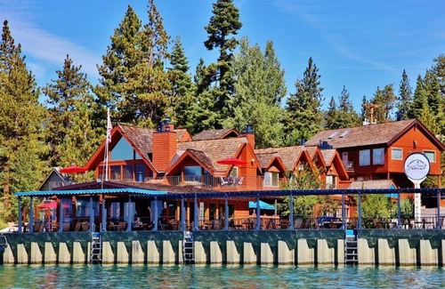 Tahoe Vista Hotel | #8 Hotel Room - small & private - w/peek lake views, access to dock & beach