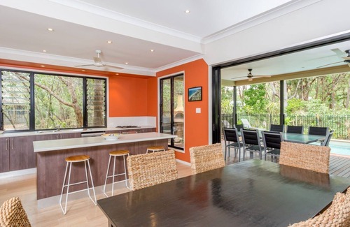Rainbow Beach House | 8 Ibis Court - Rainbow Shores. Swimming Pool, Walk to Beach, Executive Beach House