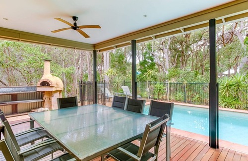 Rainbow Beach House | 8 Ibis Court - Rainbow Shores. Swimming Pool, Walk to Beach, Executive Beach House
