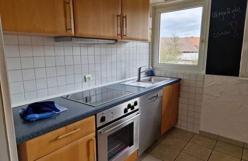 Ohningen Condo | 84sqm large, bright apartment with balcony, 3 minutes from the beach