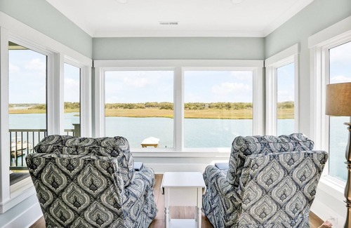 Oak Island House | 8BR/7BA/2 Half Bath Gorgeous Home, 2nd Row, Pool, Hot Tub, Sleeps 20