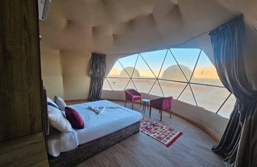 Wadi Rum Hotel | 9-bedroom campground in peaceful Disah with WiFi, AC