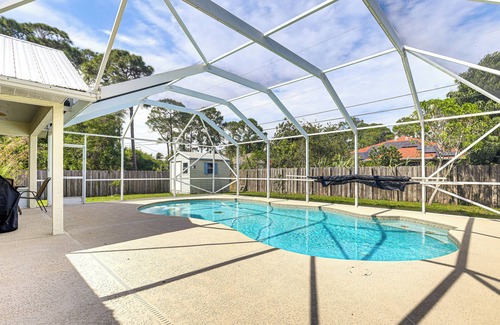Port Saint Lucie House | 9 Mi to Clover Park: Poolside Paradise!