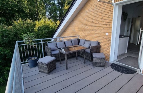 Schwentinental Apartment | 90 sqm apartment for 2 guests in the newly developed attic with separate entrance