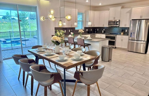 Four Corners House | 9246 - Spacious 7-Bedroom Home with Game Room, Sunny Pool & Large Outdoor Area