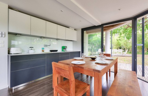 Andernos-les-Bains Ski Chalet | 950m to beach – architect house 4 adults – 4 kids