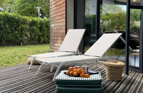 Andernos-les-Bains Ski Chalet | 950m to beach – architect house 4 adults – 4 kids