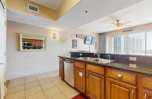 Miramar Beach Condo | 9th-floor ocean-view condo near beach with heated outdoor pool, gym, balcony