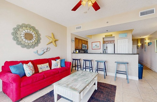 Miramar Beach Condo | 9th-floor ocean-view condo near beach with heated outdoor pool, gym, balcony