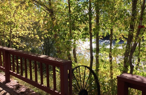 Meeker House | A big red barn on the river