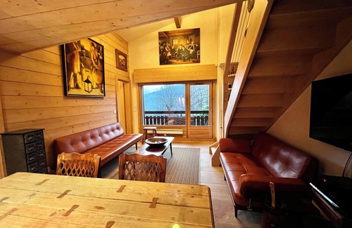 Combloux Apartment | A breathtaking view of Mont Blanc. Ideal for vacations.