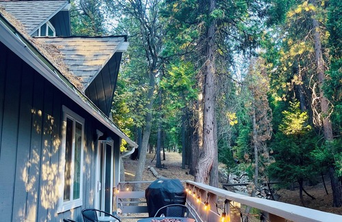 Cedar Glen Ski Chalet | A Forest Getaway, Tri-Level Chalet with fire pit, soaker tub, arcade & privacy