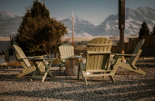 Emigrant Cabin | A-Frame 1 @ TINY TOWN CAMPGROUND- Boutique Camping