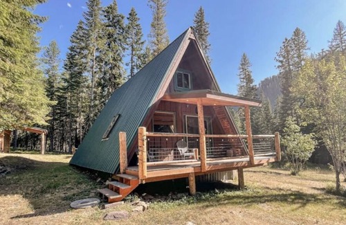 Heron Cabin | A-frame Cabin: secluded rustic retreat