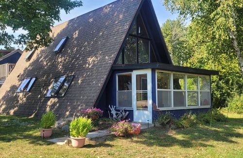 Beaver Island House | A Frame cabin with a short stroll to a gorgeous sandy beach!