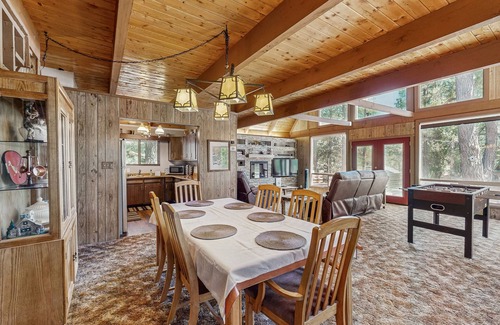 Kachina Village Cabin | A-Frame Home w/large deck, bbq grill, foosball table, & EV charger