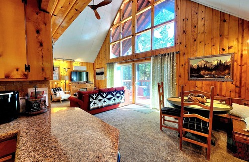 Lakeside Cabin | A-frame in Lakeside - King Bed, gas firepit, fenced yard