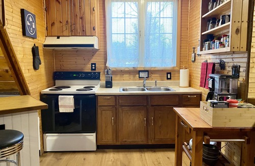 Grayling Cabin | A-Frame near Ausable River, also a great place for hunting and golf trips